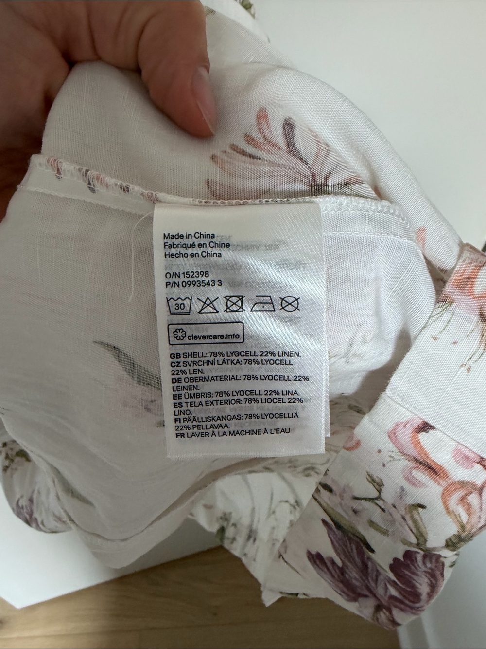 Brock Collection x H&M White Floral Midi-Maxi Dress with Pink Floral Print - Picture 4 of 6